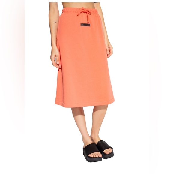 Fear of God Essentials Midi skirt logo Small NWT - Picture 2 of 9